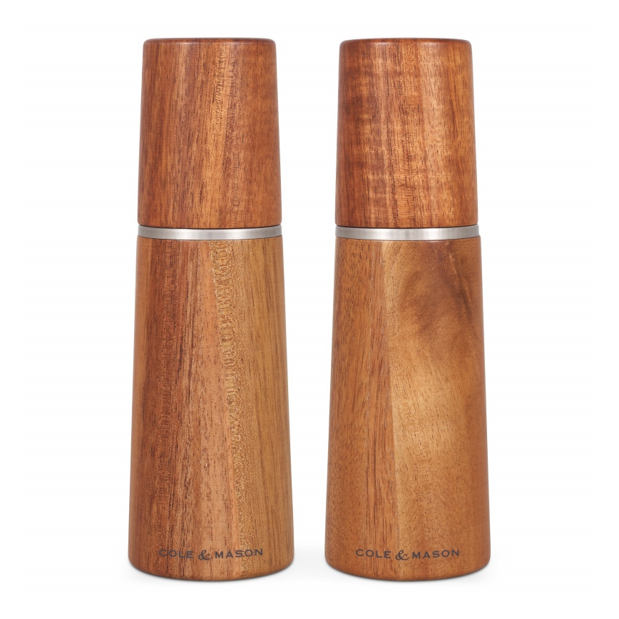 Cole&Mason - Set of salt and pepper grinders MARLOW acacia 2 pcs 18,5 cm