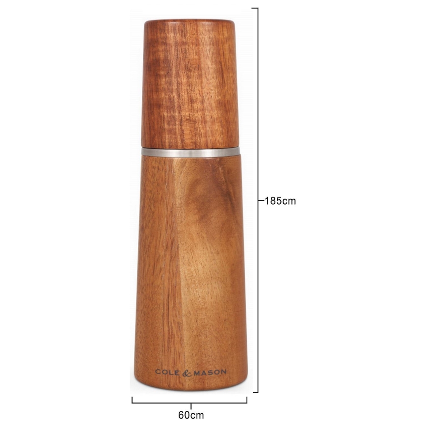 Cole&Mason - Set of salt and pepper grinders MARLOW acacia 2 pcs 18,5 cm