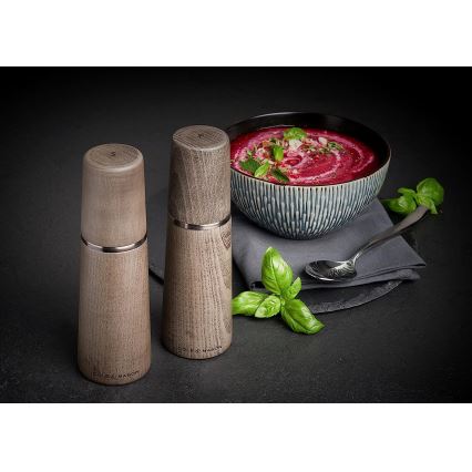 Cole&Mason - Set of salt and pepper grinders MARLOW beech 2 pcs 18,5 cm