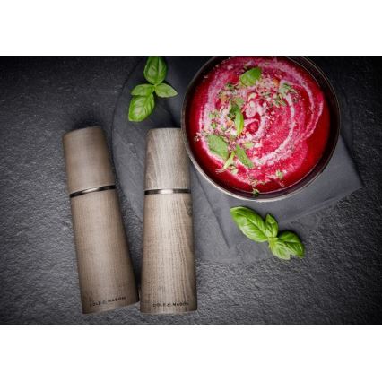 Cole&Mason - Set of salt and pepper grinders MARLOW beech 2 pcs 18,5 cm