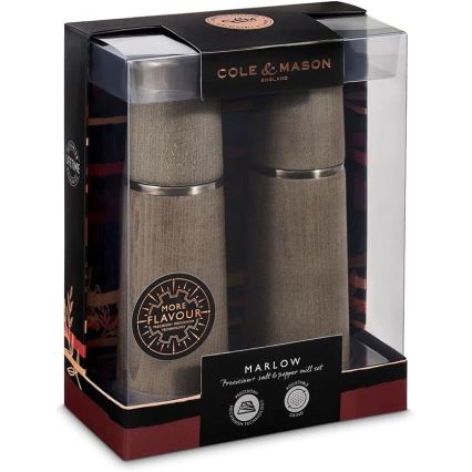Cole&Mason - Set of salt and pepper grinders MARLOW beech 2 pcs 18,5 cm