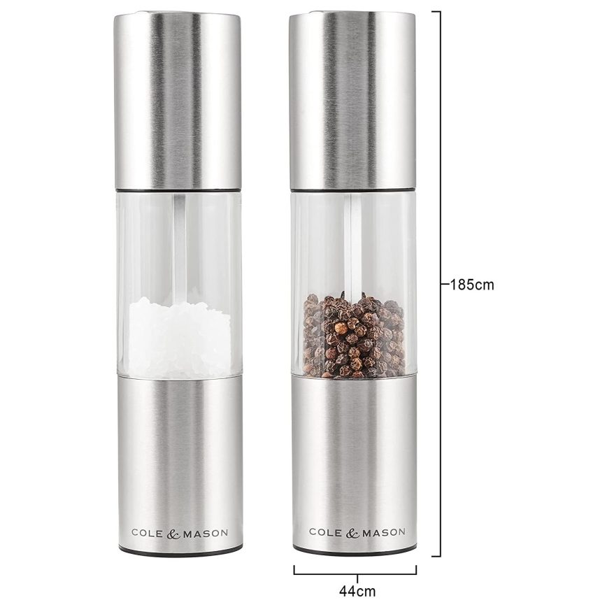 Cole&Mason - Set of salt and pepper grinders OSLO 2 pcs 18,5 cm