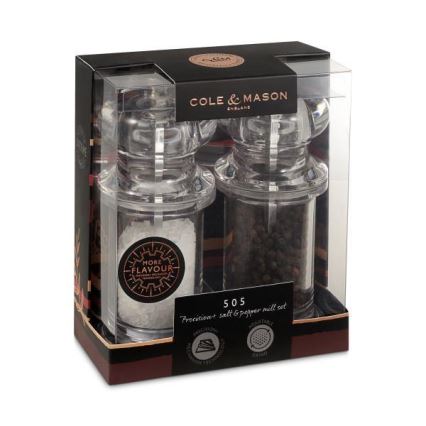 Cole&Mason - Set of salt and pepper grinders PRECISION MILLS 2 pcs 14 cm