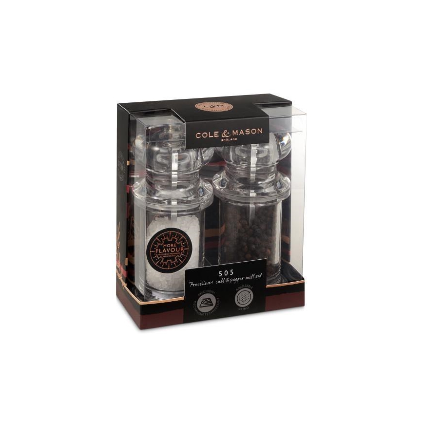 Cole&Mason - Set of salt and pepper grinders PRECISION MILLS 2 pcs 14 cm