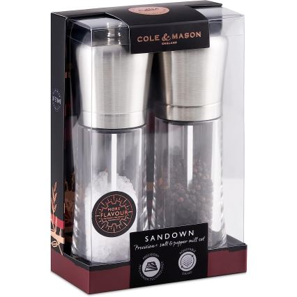 Cole&Mason - Set of salt and pepper grinders SANDOWN 2 pcs 18 cm
