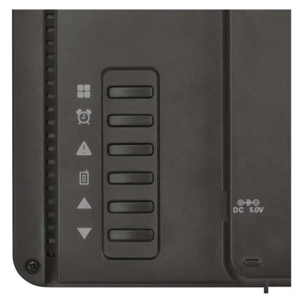 Color LCD Weather Station with Alarm 5V 3xAAA + 2xAA Black