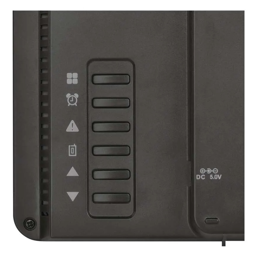 Color LCD Weather Station with Alarm 5V 3xAAA + 2xAA Black