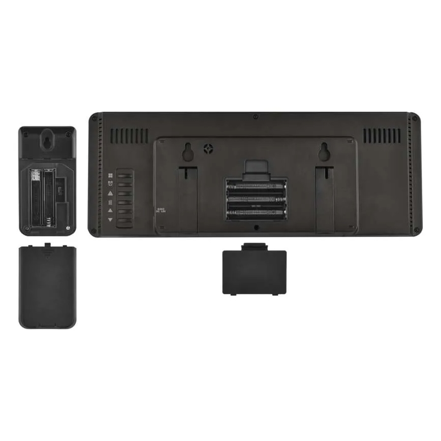 Color LCD Weather Station with Alarm 5V 3xAAA + 2xAA Black