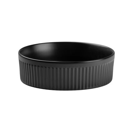 COMAD BEYOND 2 BLACK ( E-6565 ) - Countertop basin BEYOND d. 36 cm ceramics/matte black