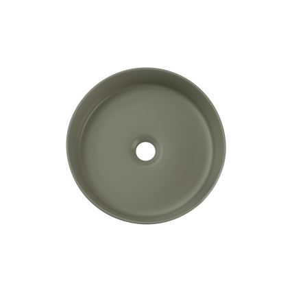 COMAD BEYOND 2 OLIVER GREEN ( E-6565 ) - Countertop basin BEYOND d. 36 cm ceramics/matte green