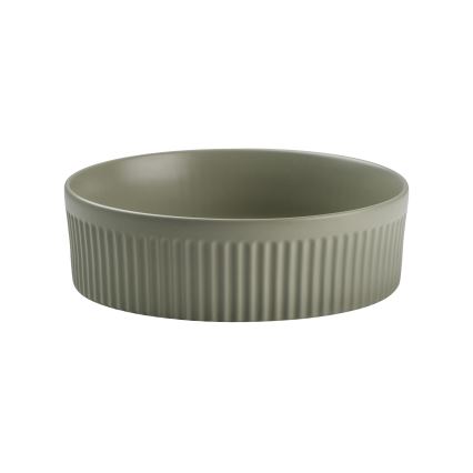 COMAD BEYOND 2 OLIVER GREEN ( E-6565 ) - Countertop basin BEYOND d. 36 cm ceramics/matte green