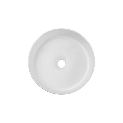 COMAD BEYOND 2 WHITE ( E-6565 ) - Countertop basin BEYOND d. 36 cm ceramics/shiny white