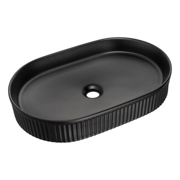 COMAD BEYOND 3 BLACK ( E-6531 ) - Countertop basin BEYOND 56x36 cm ceramics/matte black