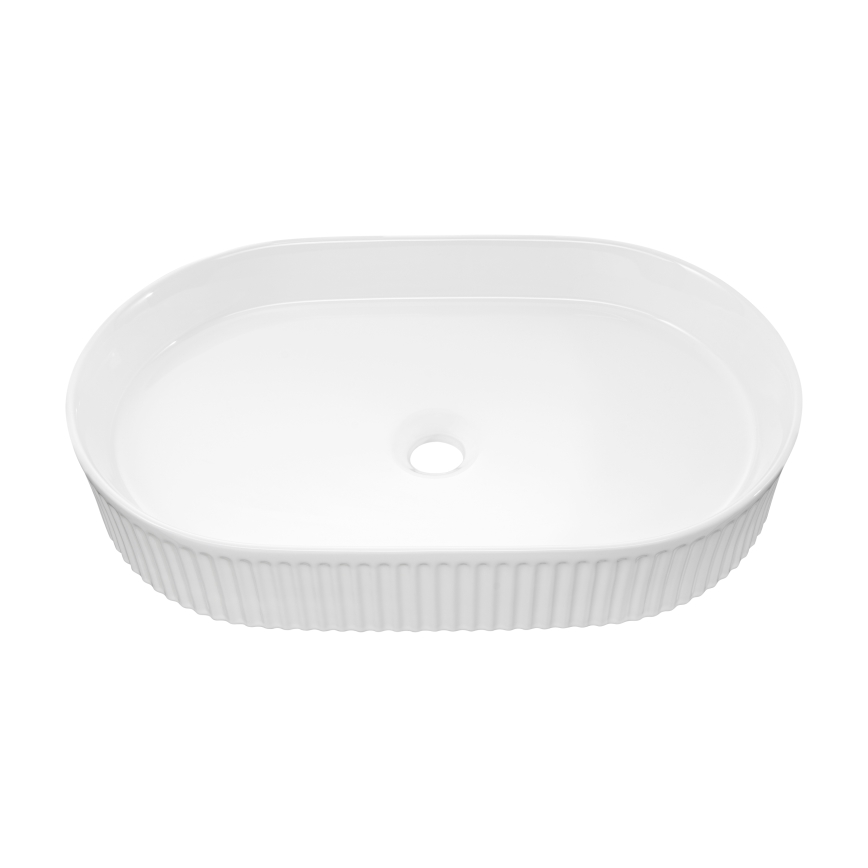 COMAD BEYOND 3 WHITE ( E-6531 ) - Countertop basin BEYOND 56x36 cm ceramics/shiny white