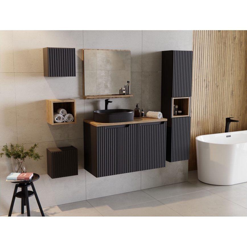 COMAD BEYOND 5 BLACK ( E-6564 ) - Countertop basin BEYOND 48x32,5 cm ceramics/matte black