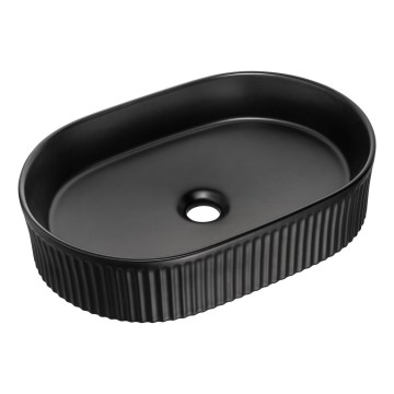 COMAD BEYOND 5 BLACK ( E-6564 ) - Countertop basin BEYOND 48x32,5 cm ceramics/matte black