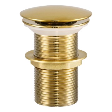 COMAD CLICK-CLACK T201G-3 - Basin waste CLICK-CLACK d. 7 cm shiny golden