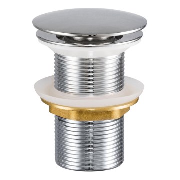 COMAD CLICK-CLACK T201L-3 - Basin waste CLICK-CLACK d. 7 cm shiny chrome