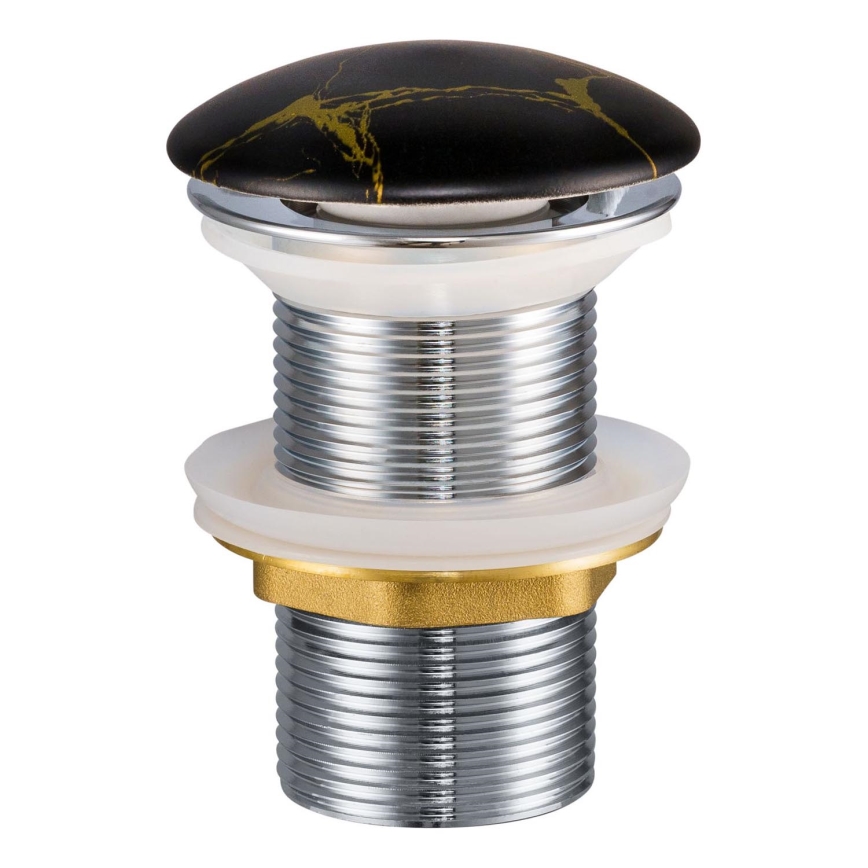 COMAD CLICK-CLACK T201M-B12-3 - Basin waste CLICK-CLACK d. 7 cm matte black