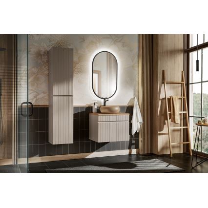 COMAD ICONIC CASHMERE 82-60-D-1S - ICONIC 46x60 cm under-sink bathroom cabinet, beige