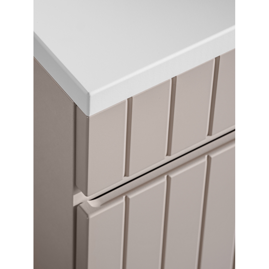 COMAD ICONIC CASHMERE 82-60-D-1S - ICONIC 46x60 cm under-sink bathroom cabinet, beige