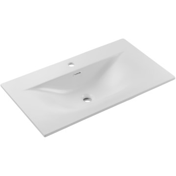 COMAD SKY 1 80 DP MATT WHITE - SKY recessed washbasin 46x81 cm matte white