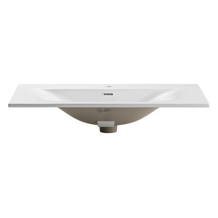 COMAD SKY 1 80 DP MATT WHITE - SKY recessed washbasin 46x81 cm matte white