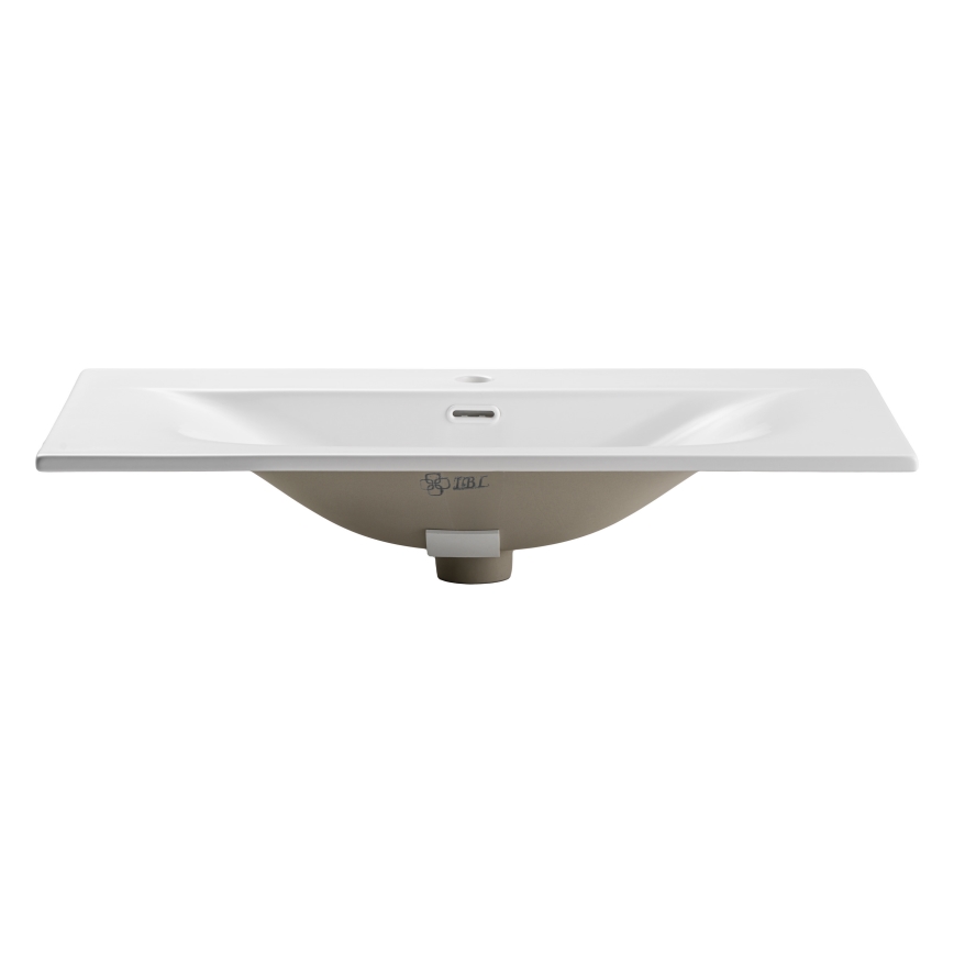 COMAD SKY 1 80 DP MATT WHITE - SKY recessed washbasin 46x81 cm matte white