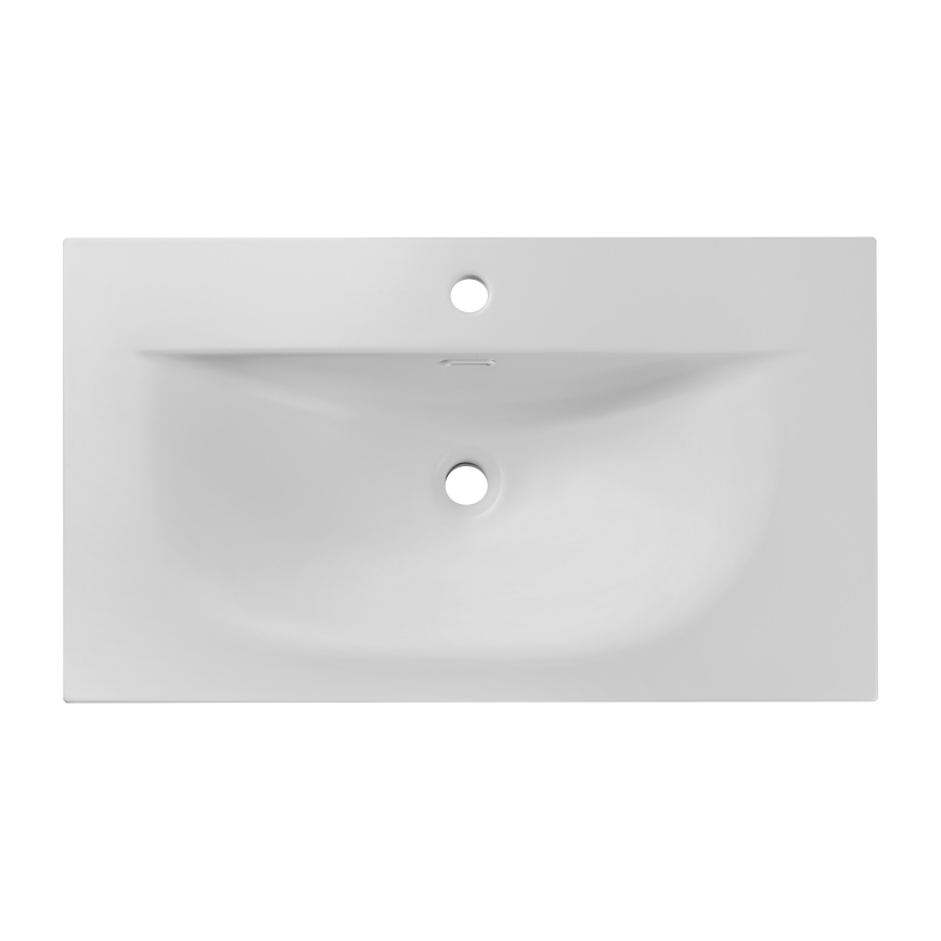 COMAD SKY 1 80 DP MATT WHITE - SKY recessed washbasin 46x81 cm matte white