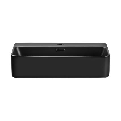 COMAD TRUST 2 BLACK ( E-6282 ) - Countertop basin TRUST 55x38 cm ceramics/matte black