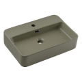 COMAD TRUST 2 OLIVER GREEN ( E-6282 ) - Countertop basin TRUST 55x38 cm ceramics/matte green