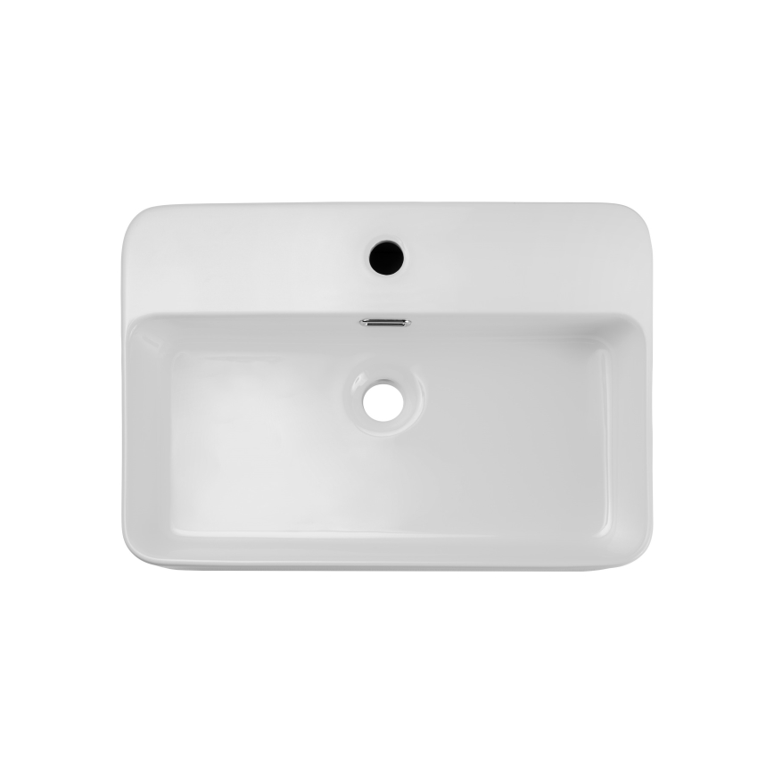 COMAD TRUST 2 WHITE ( E-6282 ) - Countertop basin TRUST 55x38 cm ceramics/shiny white