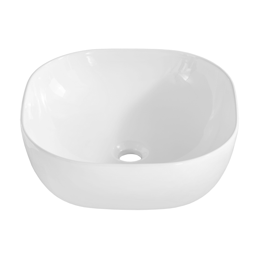 COMAD UM-6252 SMILE 40 DP - Countertop basin SMILE 41x41 cm ceramics/shiny white