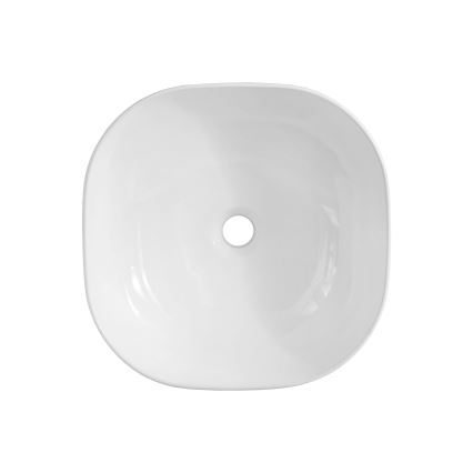 COMAD UM-6252 SMILE 40 DP - Countertop basin SMILE 41x41 cm ceramics/shiny white