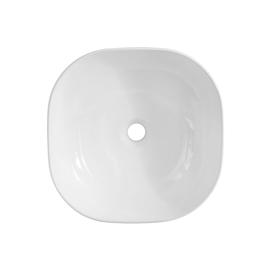 COMAD UM-6252 SMILE 40 DP - Countertop basin SMILE 41x41 cm ceramics/shiny white