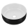 COMAD UM-6259 SIMPLE 8. - Countertop basin SIMPLE d. 36 cm ceramics/matte white/matte black