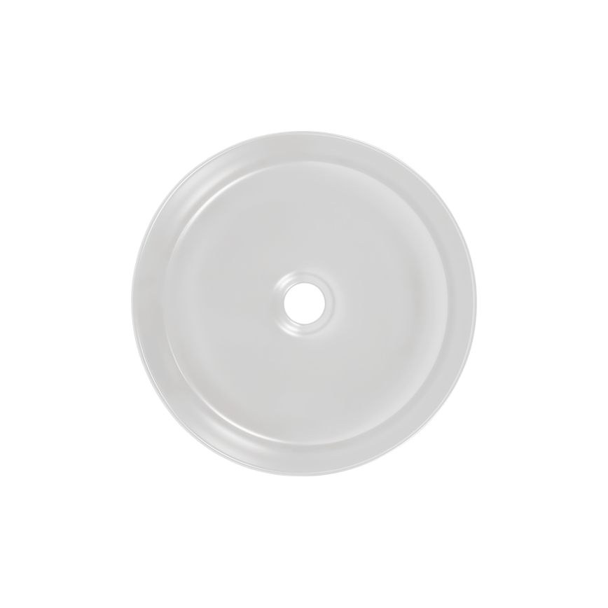 COMAD UM-6259 SIMPLE 8. - Countertop basin SIMPLE d. 36 cm ceramics/matte white/matte black