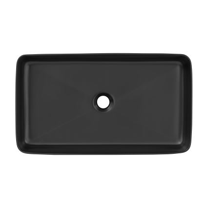 COMAD UM-6275 SLIM 60 BLACK DP - Countertop basin SLIM 61x34 cm ceramics/matte black