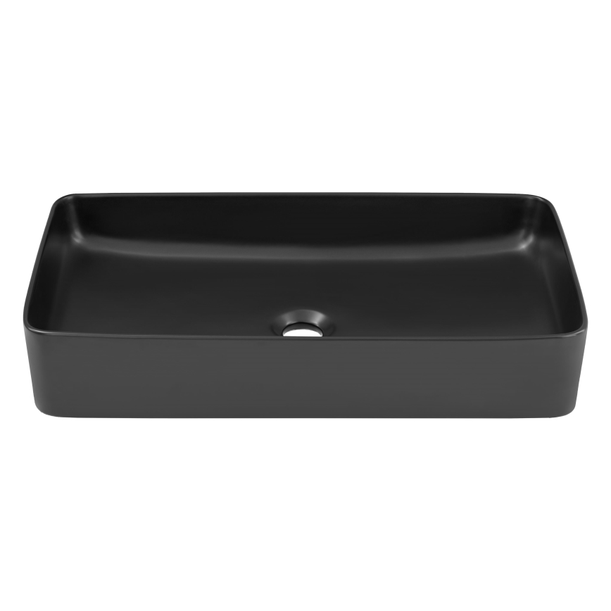 COMAD UM-6275 SLIM 60 BLACK DP - Countertop basin SLIM 61x34 cm ceramics/matte black