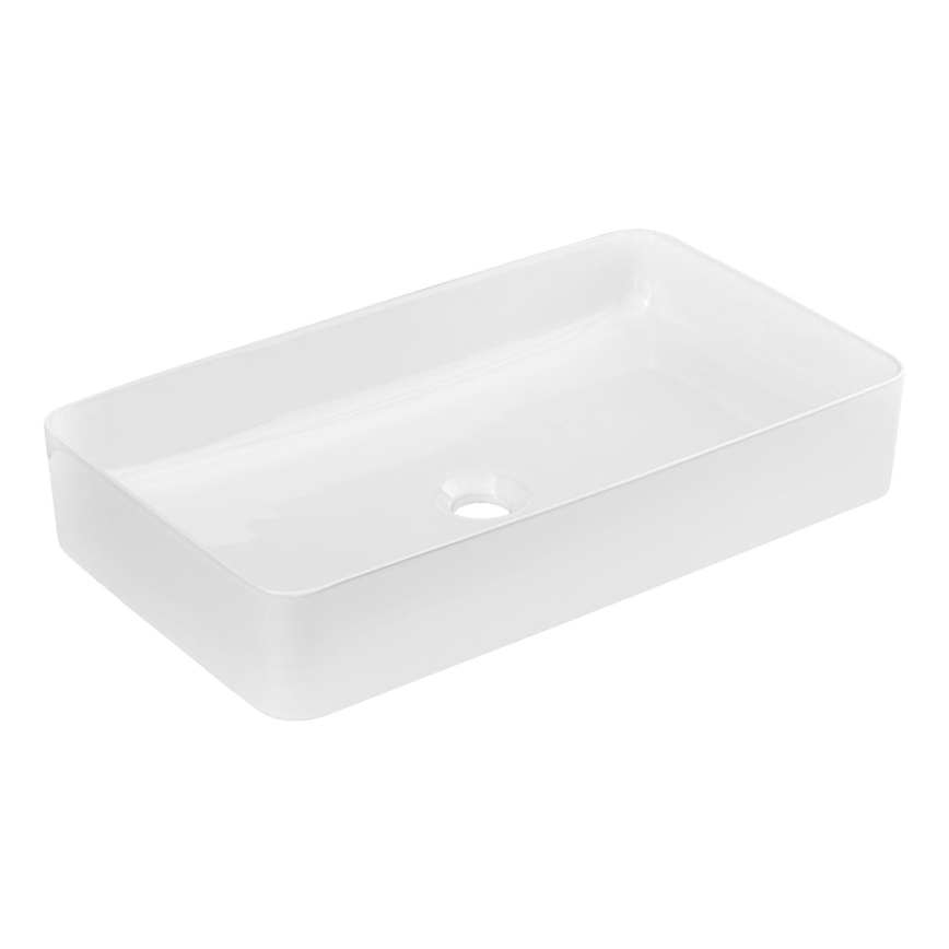 COMAD UM-6275 SLIM 60 WHITE DP - Countertop basin SLIM 61x34 cm ceramics/shiny white