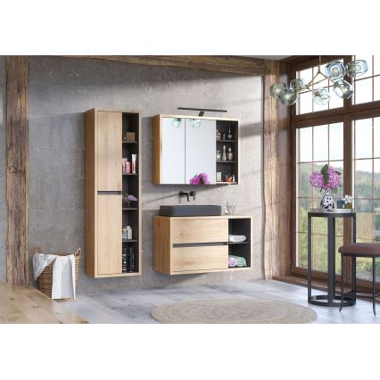 COMAD UM-6276 SLIM 40 GREY DP - Countertop basin SLIM 37x37 cm ceramics/matte grey