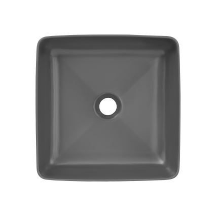 COMAD UM-6276 SLIM 40 GREY DP - Countertop basin SLIM 37x37 cm ceramics/matte grey