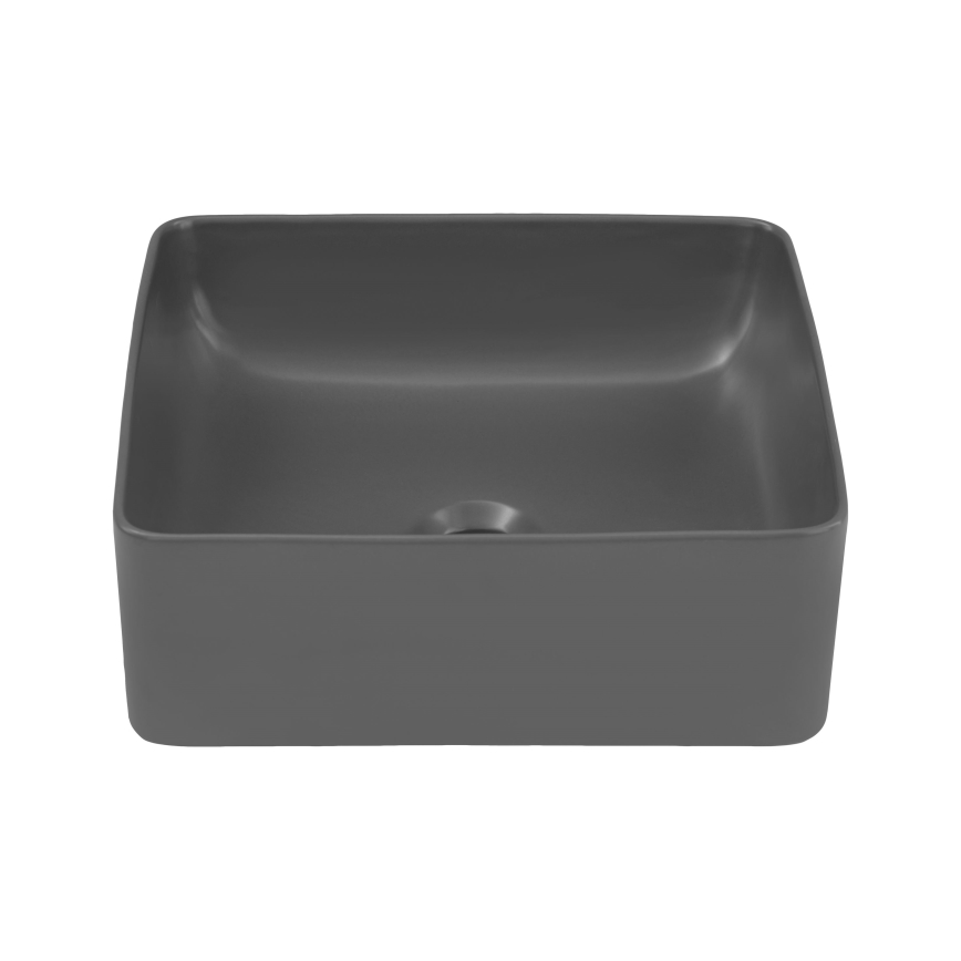 COMAD UM-6276 SLIM 40 GREY DP - Countertop basin SLIM 37x37 cm ceramics/matte grey
