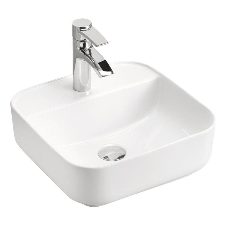 COMAD UM-6288 MAGIC 40 DP - Countertop basin MAGIC 40x40 cm ceramics/shiny white