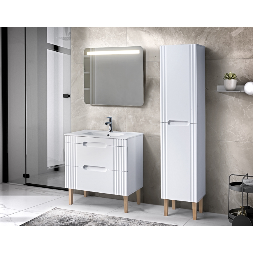 COMAD UM-CFP LAVA 50D - Inset basin LAVA 51x46 cm ceramics/shiny white