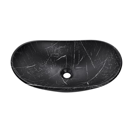 COMAD UN-LENA-MB2 - Countertop basin LENA 61,5x36 cm ceramics/matte black