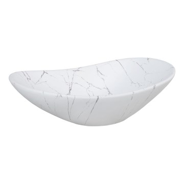 COMAD UN-LENA-MW17 - Countertop basin LENA 61,5x36 cm ceramics/matte white