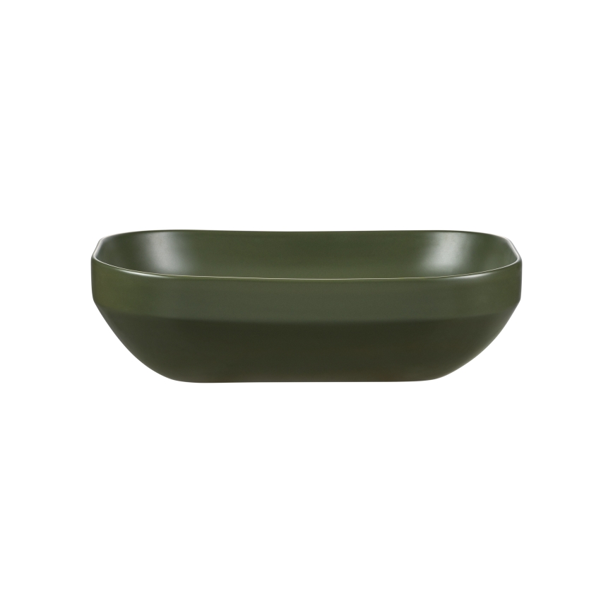 COMAD UN-NELI-MFG - Countertop basin NELI 50,4x35,2 cm ceramics/matte green
