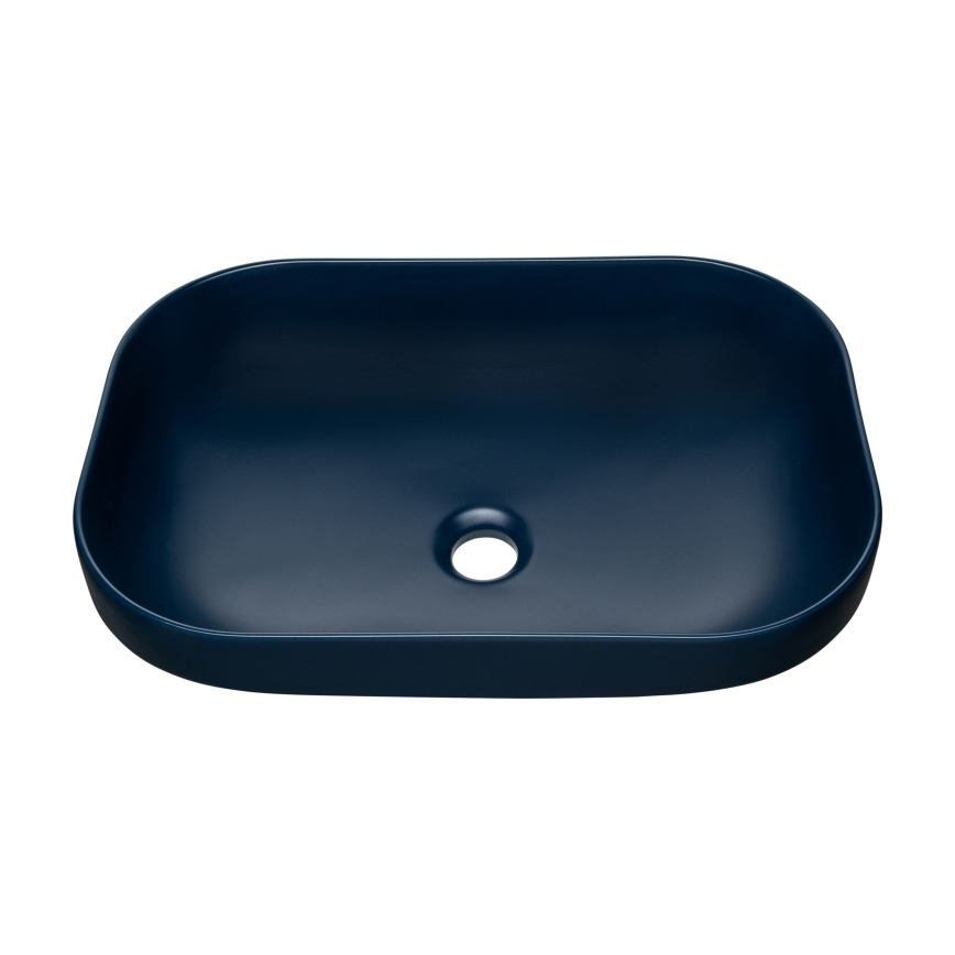 COMAD UN-NELI-MNB - Countertop basin NELI 50,4x35,2 cm ceramics/matte navy blue