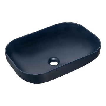 COMAD UN-NELI-MNB - Countertop basin NELI 50,4x35,2 cm ceramics/matte navy blue